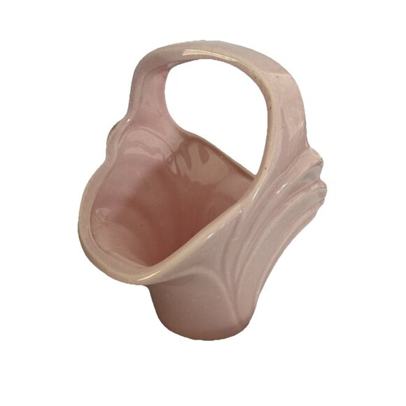 Imperial USA Pottery F38 Pink Basket - Picture 2 of 10